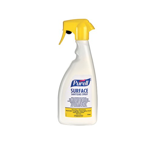 This Purell Surface Sanitising Spray acts quickly and cleans without leaving streaks or sticky residue. Designed for use in food-contact areas, it comes in a ready-to-use non-rinse spray, and no hand washing is required after use. This fragrance-free, fast acting, high efficacy formula eliminates norovirus, E coli and salmonella.