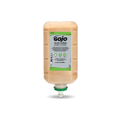 GOJO PRO TDX Olive Scrub Hand Cleaner 2000ml Dispenser Refill (Pack of 4) 7332-04-EEU