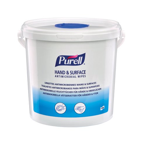 Purell Hand/Surface Antimicrobial Wipes Tub (Pack of 450) 92450-04-EEU
