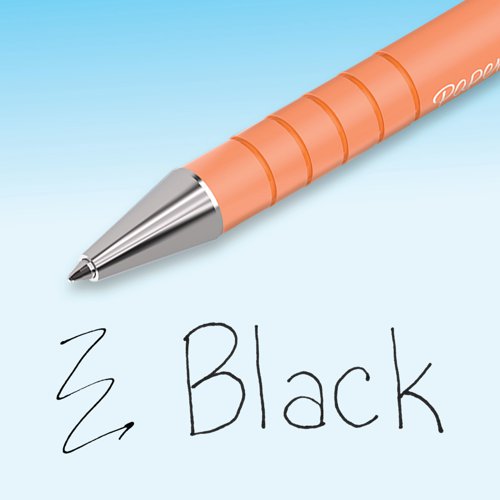 PaperMate FlexGrip Ultra Ballpoint Pen Medium 1.0mm Bright Barrel Black (Pack of 5) 2171853 - GL71853