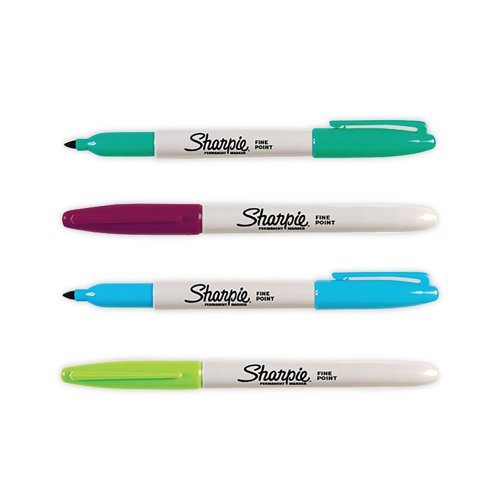 Sharpie 08 Permanent Marker Fine Tip 12x4 Blister Assorted (Pack of 48) 1985859
