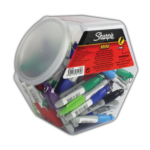 Sharpie Mini Permanent Marker Fine Assorted (Pack of 72) S0811300 GL81130 Buy online at Office 5Star or contact us Tel 01594 810081 for assistance