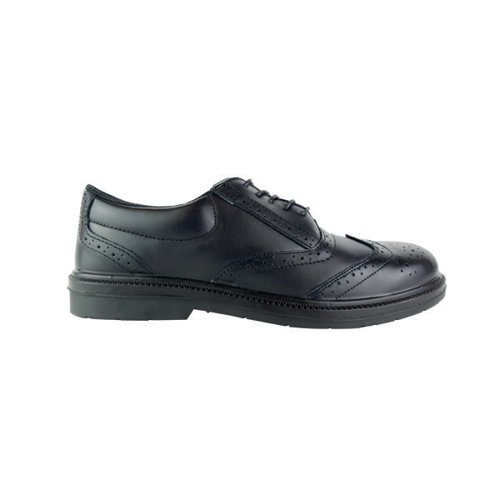 Samson Brogue Uniform Safety Shoe Black 11 Giffard Newton & Sons