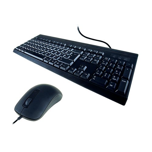 Computer Gear KB235 Standard Anti-Bacterial Keyboard and Mouse 24-0235 GR02373 Buy online at Office 5Star or contact us Tel 01594 810081 for assistance