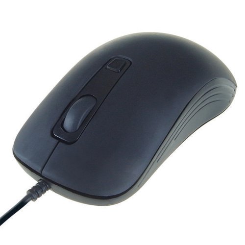 Computer Gear 4 Button Optical Scroll Mouse Black 24-0543
