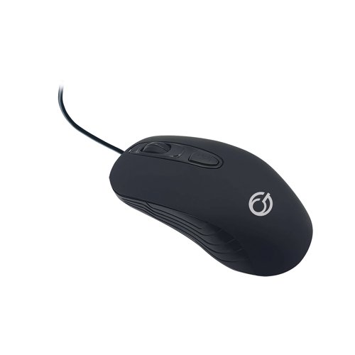 Computer Gear Wired Full Size 4 Button Optical Scroll Mouse Black 24-0543 GR02376 Buy online at Office 5Star or contact us Tel 01594 810081 for assistance