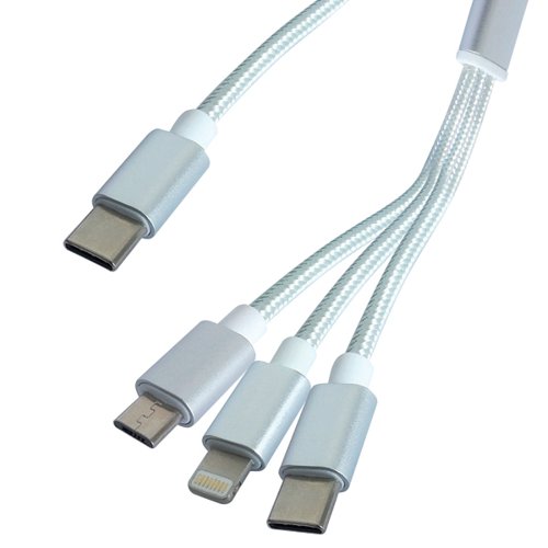 Connekt Gear USB C to USB C Micro/Lightning Cable 26-2996