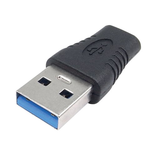 Connekt Gear USB 3 Adapter A Male to Type C Female + OTG Black 26-0420 - Group Gear - GR02724 - McArdle Computer and Office Supplies