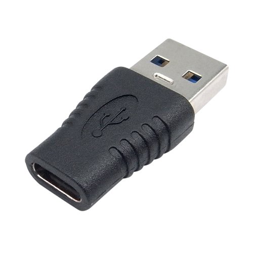 Connekt Gear USB 3 Adapter A Male to Type C Female + OTG Black 26-0420 | GR02724 | Group Gear