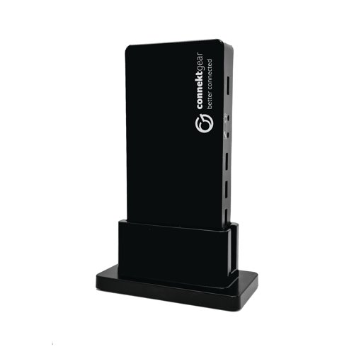Connekt Gear Desktop Type C Dual Screen Docking Station with 100W PD 25-0102 GR04722 Buy online at Office 5Star or contact us Tel 01594 810081 for assistance