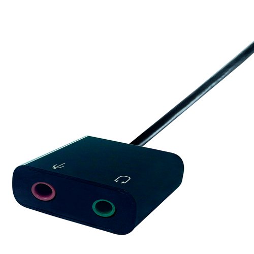 Connekt Gear USB-A 2x3.5mm Stereo Jack Adapter A Male Female 26-2918 | GR04789 | Group Gear