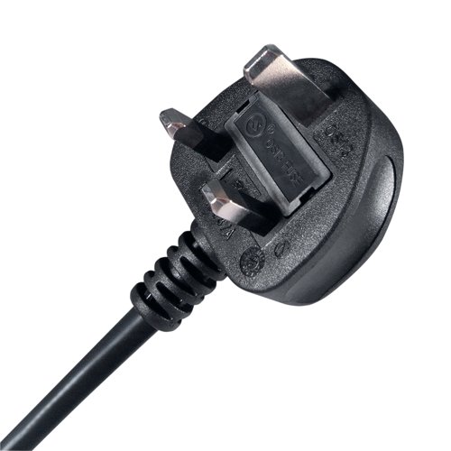 Connekt Gear IEC C5 UK Mains Power Plug 2m 27-0114B | GR40231 | Group Gear