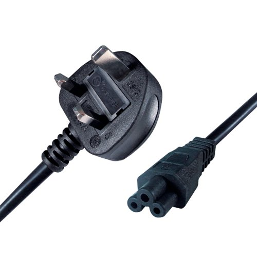 Connekt Gear IEC C5 UK Mains Power Plug 3m 27-0062