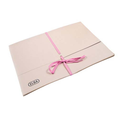 These traditional buff coloured foolscap UK legal wallets are made from 360gsm manilla with wrap around security ribbons and sealed cloth gussets to ensure documents are kept safe and secure. The foolscap wallet has a large 50mm capacity for storing up to 500 sheets of 80gsm paper. The wallet is 100% recyclable and is supplied in a pack of 25 wallets.