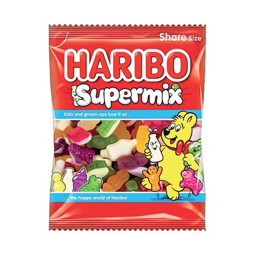 Haribo Supermix Share Size Bag 160g (Pack of 12) 727730