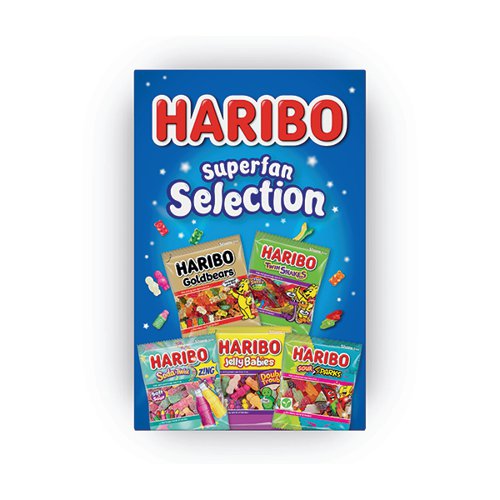 Haribo Superfan Selection Sweets Gift Box 830g 71906