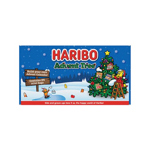 Haribo Advent Tree Sweets Advent Calendar 384g 82301
