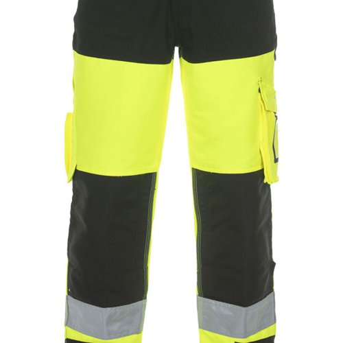 Hydrowear Hertford High Visibility Trousers Two Tone Saturn Yellow/Black 30