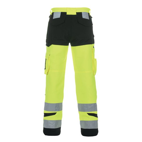 Hydrowear Hertford High Visibility Trousers Two Tone Saturn Yellow/Black 40