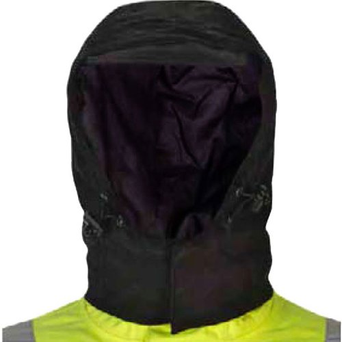 HDW77836 | Hydrowear Manilla Multi CVC Waterproof Flame Retardant Anti-Static Hood with zipper and drawcords. Fabric tested is FR, Anti-static and waterproof, the hood is not certified. For use in combination with the Matlock, Morpeth and Matre Arc waterproof Jackets. 290 gsm 80% cotton, 19% polyester and 1% anti-static.
