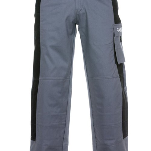 HDW78386 | Hydrowear Malton Multi Venture Flame Retardant Anti-Static Trousers. Made from 80% cotton, 19% polyester, 1% anti-static fibre and with 260 gsm twill. Features include, adjustable elasticated waist, side pockets and knee pad pockets. With back pocket and thigh pocket with press stud closure. Reflective striping to be more visible in low-light conditions.