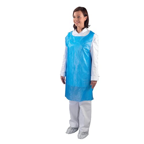 Shield Disposable Aprons on a Roll Blue (Pack of 1000) A2B/R