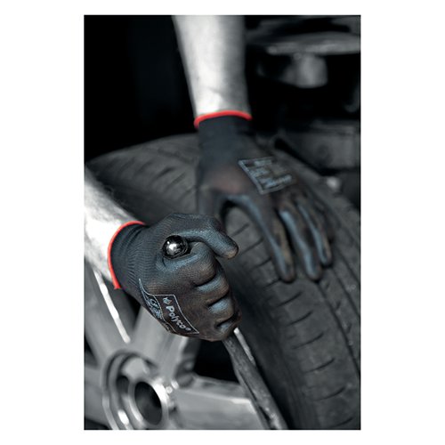 Polyco Matrix P Grip Gloves 9 Black 403-MAT