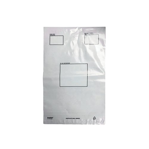 Postsafe Poly Mailing Envelopes White Black Psp23 Pack of 100