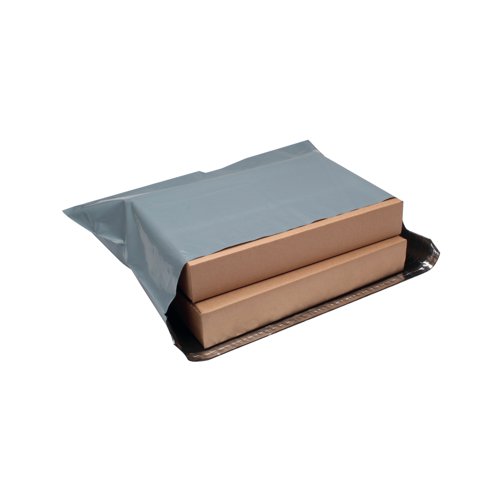 HF20220 | These lightweight, durable polythene mailing bags provide a flexible, secure solution for mailing a variety of items. The mailing bags feature a simple, secure peel and seal closure and an opaque grey exterior for confidentiality. These grey bags measure 235 x 320mm and this bulk pack contains 500 polythene bags.