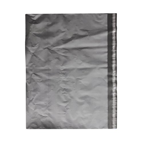 These lightweight, durable polythene mailing bags provide a flexible, secure solution for mailing a variety of items. The mailing bags feature a simple, secure peel and seal closure and an opaque grey exterior for confidentiality. These grey bags measure 595 x 430mm and this bulk pack contains 250 polythene bags.