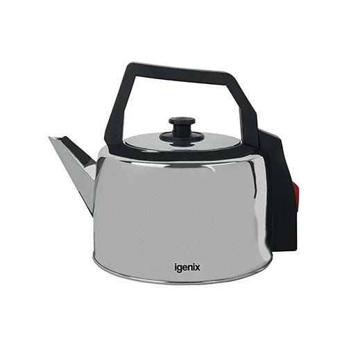 With a large 3.5 litre capacity that is perfect for use when catering to a number of people, this 2200W kettle is an easy way to quickly boil water. Perfect for any function, this kettle has a sturdy handle, is easy to lift and pour, even at full capacity. The kettle automatically shuts off when it reaches boiling point to save energy.