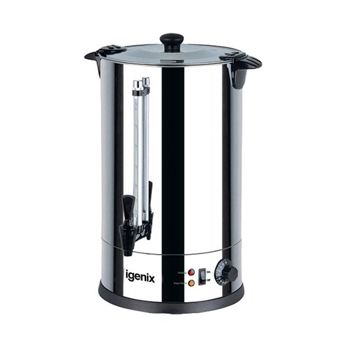 Catering Urn Locking Lid Water Gauge Boil Dry Overheat Protection 1650W 15 Litre