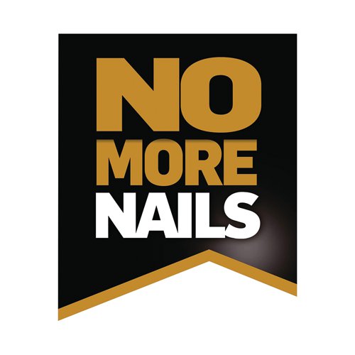 No More Nails Removable Adhesive Strips 20x40mm Yellow (Pack of 10) 781739