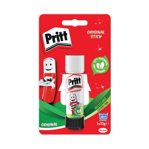 Pritt Stick Medium 22g Glue Stick (Pack of 12) 1456074 - Henkel - HK23340 - McArdle Computer and Office Supplies