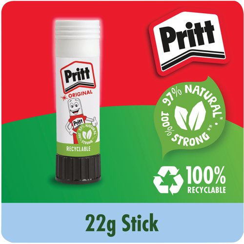HK23340 Pritt Stick Medium 22g Glue Stick (Pack of 12) 1456074