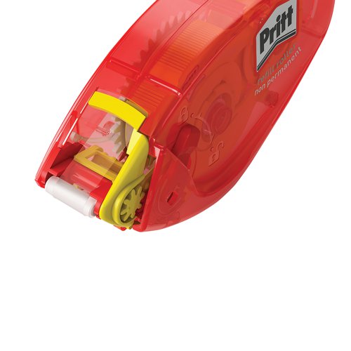 This Pritt Glue Roller provides a convenient, fast, clean and accurate way to apply adhesive. Ideal for sticking card, paper, photos and more, the non-permanent glue roller allows materials to be repositioned as required. The smooth roller action allows precise positioning of adhesive for accurate, neat, professional results. The roller is also refillable for lasting use. This pack contains 1 glue roller measuring 8.4 x 16mm.