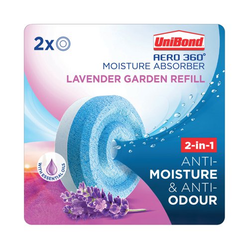 Unibond Aero 360 Lavender Garden Refills (Pack of 2) 2631291 - HK32009