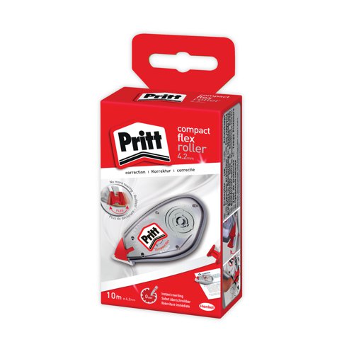 Pritt Compact Correction Roller 4.2mm x 10m (Pack of 10) 2120452 | HK78343 | Henkel