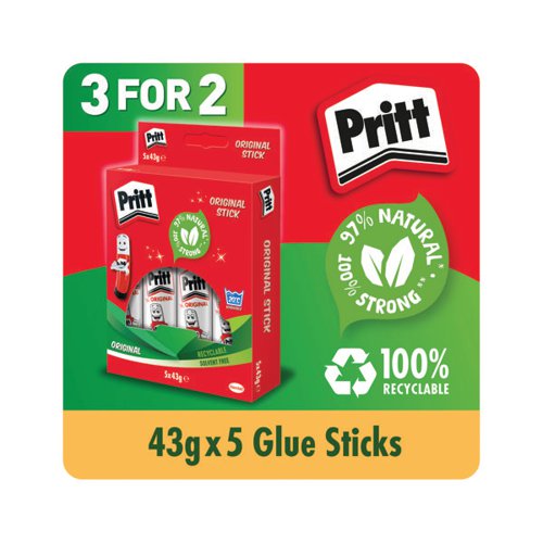 Pritt Stick 43g Buy 2 Get 1 Free (Pack of 5) HK810936