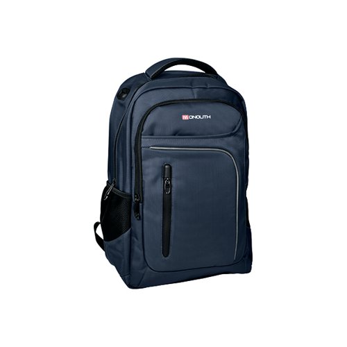 Monolith 15.6 Inch Business Commuter Backpack USB/Headphone Port Padded Pocket Navy Blue 9114B