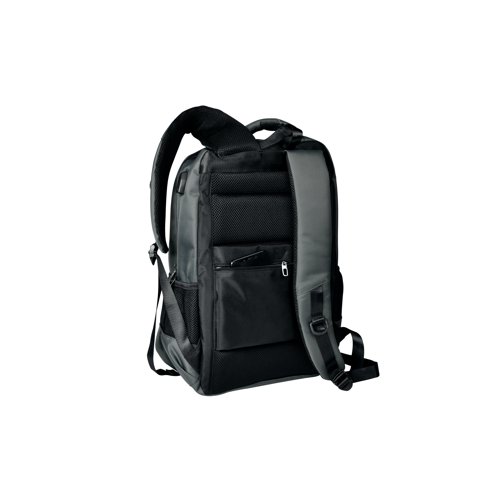 Monolith 15.6 Inch Business Commuter Laptop Backpack USB/Headphone Port Charcoal 9115D | HM03455 | Monolith