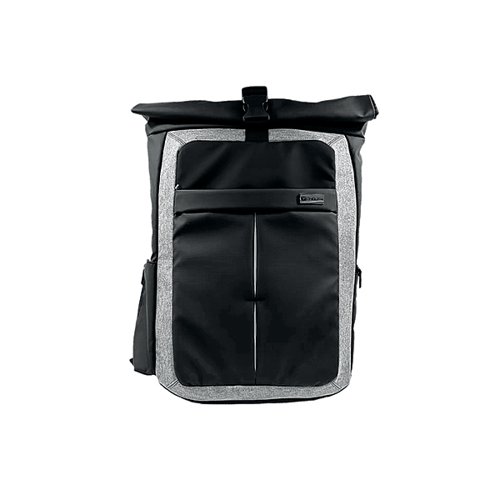 Monolith Rolltop Business Laptop Backpack 17.2 Inch Two Tone Black/Grey 2000001503 - HM03837