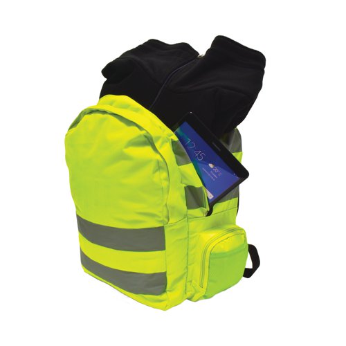 Monolith High Visibility Laptop Backpack 15.6 Inch Yellow 2000001801 Backpacks HM03839