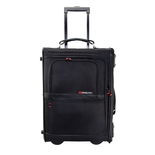 Monolith Nylon Wheeled Pilot Case W470 x D205 x H330mm Black 2383