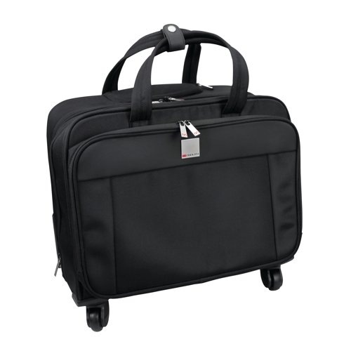 Motion II 4 Wheel Laptop Trolley Case W445xD230xH320mm Black 3208 - Monolith - HM32080 - McArdle Computer and Office Supplies