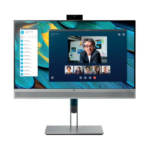 HP EliteDisplay E243M 23.8 Inch FHD Monitor Webcam/Audio 1FH48AA#ABU