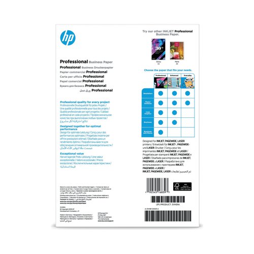 HP Professional Business Paper Glossy 180gsm A4 150 Sheets 3VK91A HP3VK91A Buy online at Office 5Star or contact us Tel 01594 810081 for assistance