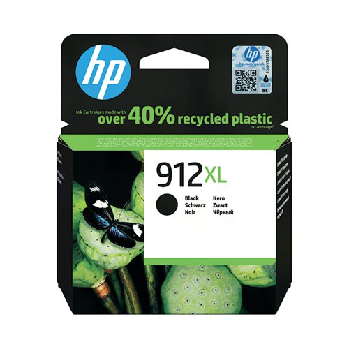 HP 912XL Ink Cartridge High Yield Black 3YL84AE