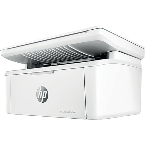 The HP LaserJet M140we Laser Printer works efficiently and fits anywhere. The world's smallest multifunction laser in its class designed for efficiency with fast printing and easy mobile solutions. Includes HP+, the smart printing system that keeps you connected and ready to print from virtually anywhere. Compact design that is easy to set up.