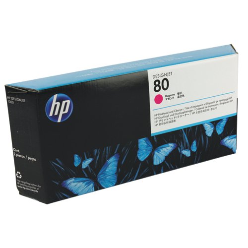 HP 80 Magenta Printhead/Cleaner C4822A